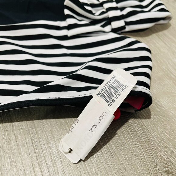Mixed Brand Women's Black and White Strip Bikini Set BNWT - Picture 4 of 9